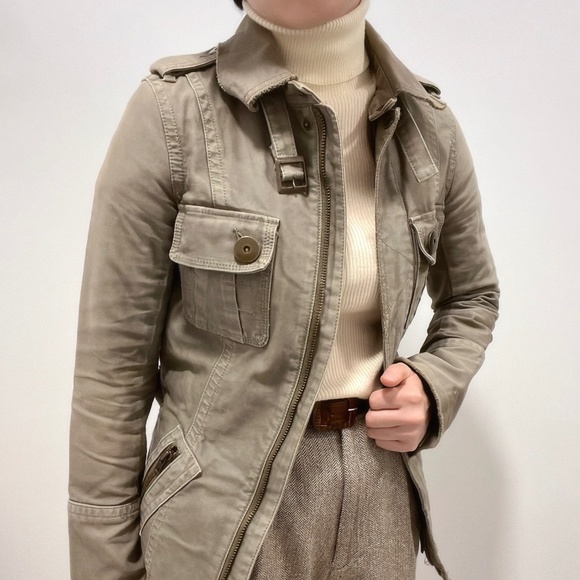 Vintage VIVAYOU Utility Coat Jacket with Belt - Picture 2 of 8